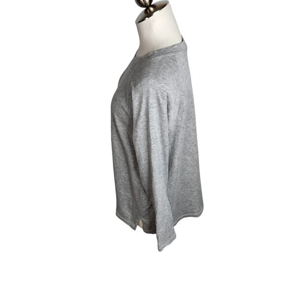 Eileen Fisher Crewneck Sweatshirt Womens Size Small Gray Organic Tencel Blend - Picture 6 of 10